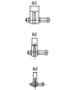 GE-3/8" CHIARAVALLI | Блок скольжения натяжителя для трехрядной цепи